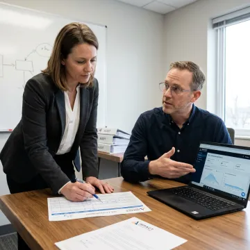 SOC 2 compliance team reviewing audit controls