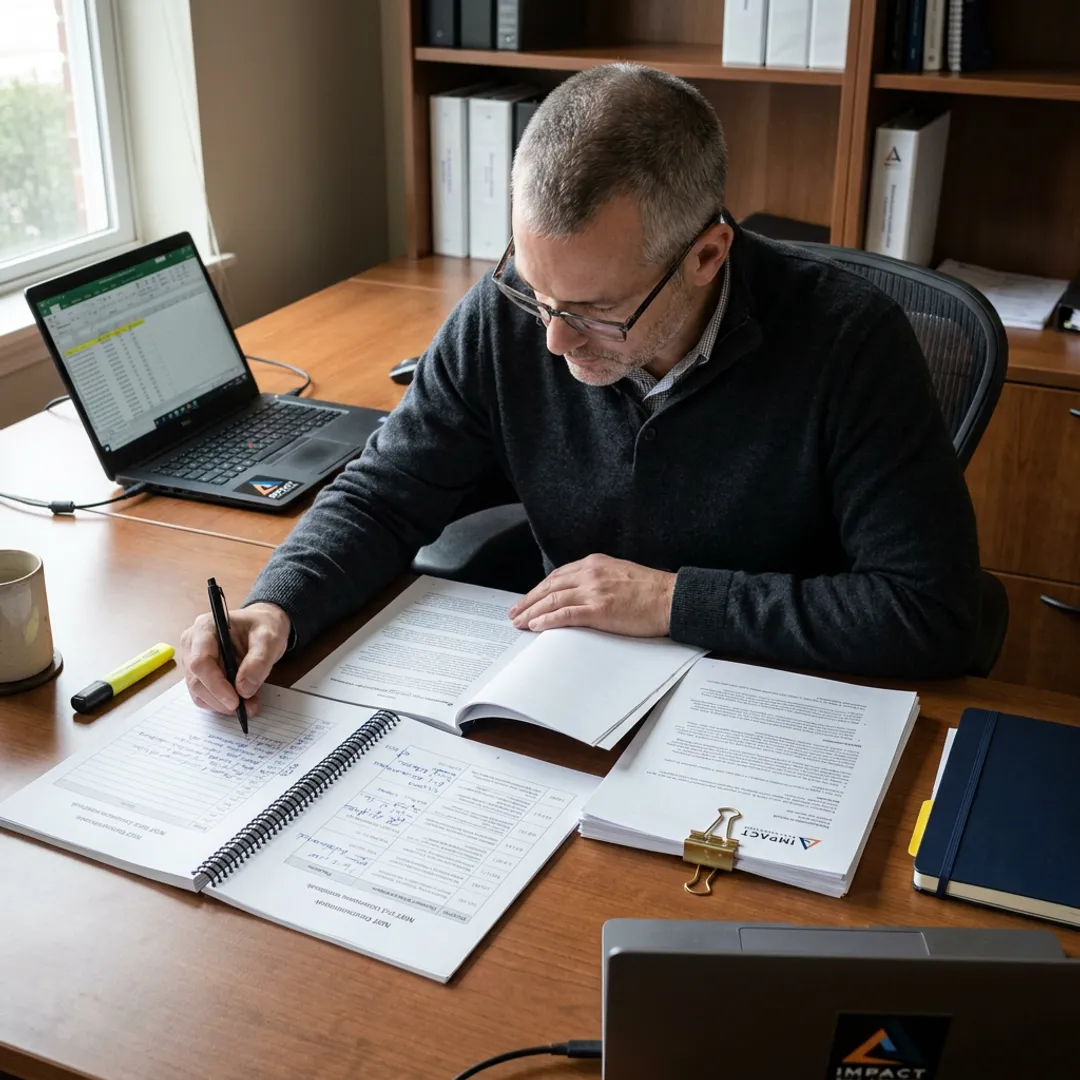 Consultant mapping security controls for an SSP