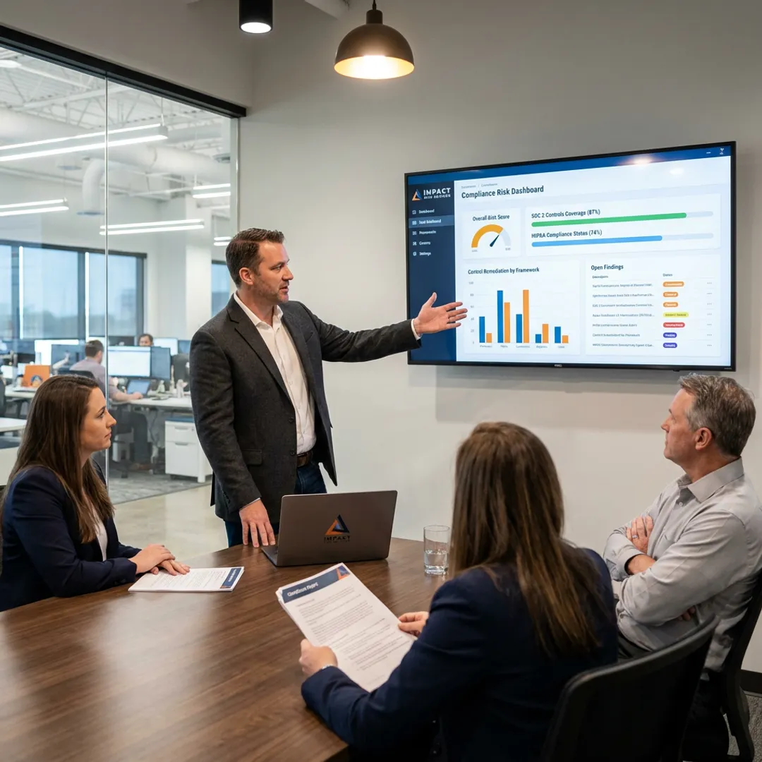 Virtual CISO consulting session for a Texas business