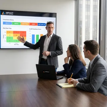 Virtual CISO consulting meeting for a Chicago business
