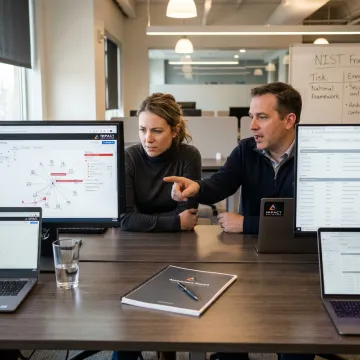 Cybersecurity team conducting a red team assessment
