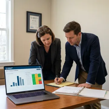 SOC 2 compliance consulting team reviewing security controls