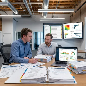 Cybersecurity compliance team reviewing NIST controls