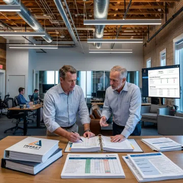 Compliance consultants reviewing SOC audit controls