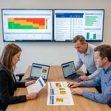 Cybersecurity team supporting government contractor compliance