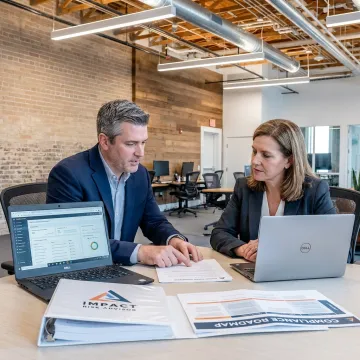 Security consultant reviewing SaaS compliance strategy