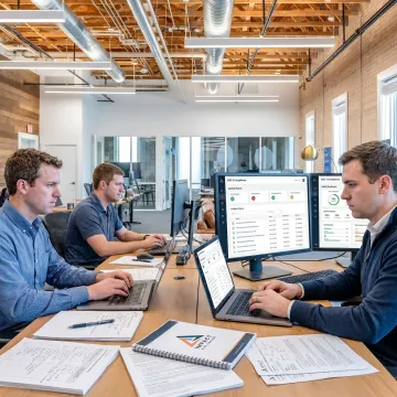 SOC 2 compliance consulting team reviewing security controls