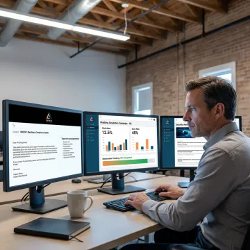 Analyst planning a phishing simulation campaign