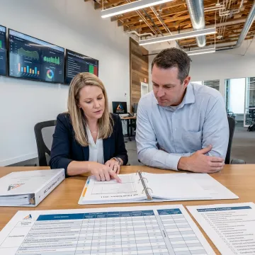 SOC 2 compliance consulting team reviewing security controls