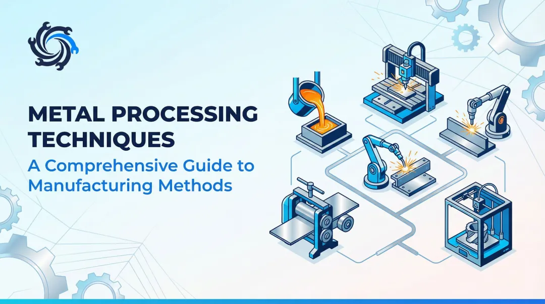 Cover image for Metal Processing Techniques: A Comprehensive Guide to Manufacturing Methods