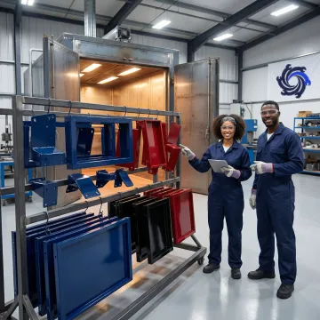 Professional powder coating and custom metal fabrication services in California