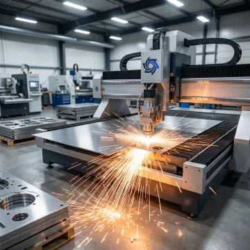 Professional metal fabrication and cutting services at IMTS facility in Marathon, NY