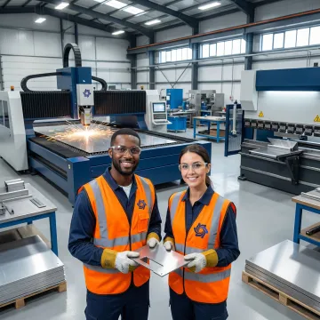 Precision sheet metal fabrication in a Bay Area manufacturing facility