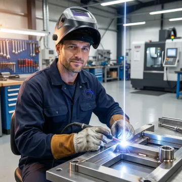 Precision laser welding and metal fabrication in progress at IMTS facility