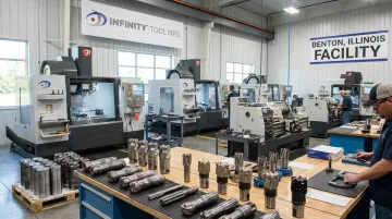 Infinity Tool Manufacturing CNC facility machining custom PDC drill bits