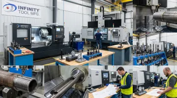 Infinity Tool MFG manufacturing facility with custom shank engineering equipment