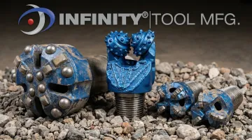 Infinity Tool MFG Cobble Boss Extreme DTH bit for boulder drilling