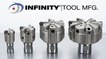 Infinity Tool MFG PDC drill bit blade configurations across diameters