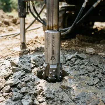 Down the hole well drilling hammer bit