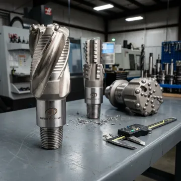 Custom construction drilling tools in a manufacturing facility