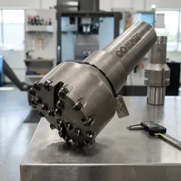 Vertical shear drilling bit