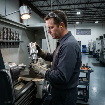 Custom drilling tools being manufactured