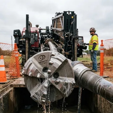 Horizontal Directional Drilling with diamond drill bits