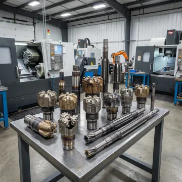Geothermal drilling tools in a manufacturing facility