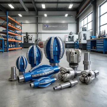 Precision drilling tools in manufacturing facility