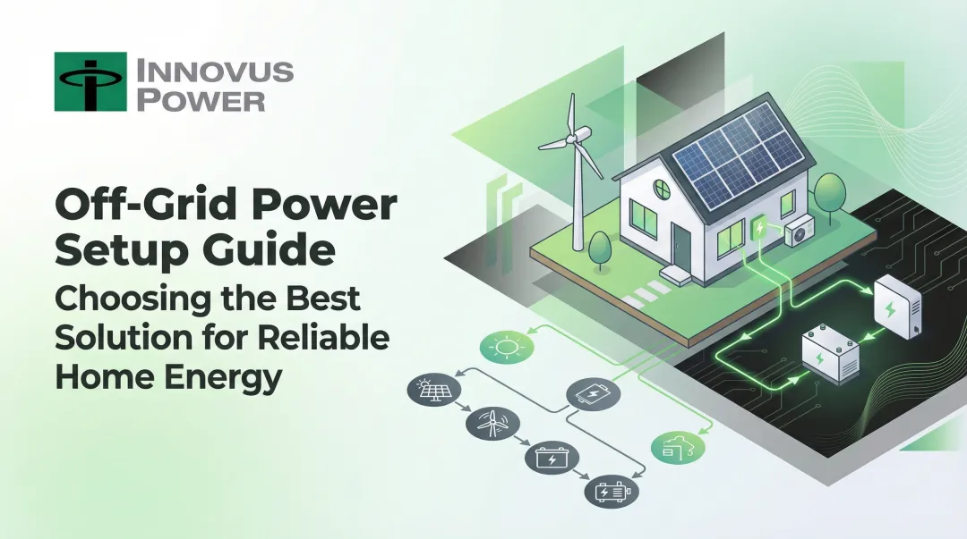 Cover image for Off-Grid Power Setup Guide - Choosing the Best Solution for Reliable Home Energy