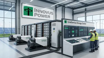Innovus Power GridGenius microgrid platform variable speed generator energy management system