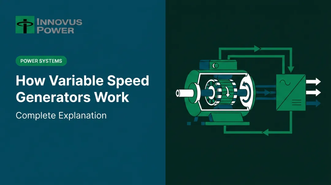How Variable Speed Generators Work: Complete Explanation
