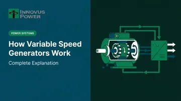 How Variable Speed Generators Work: Complete Explanation