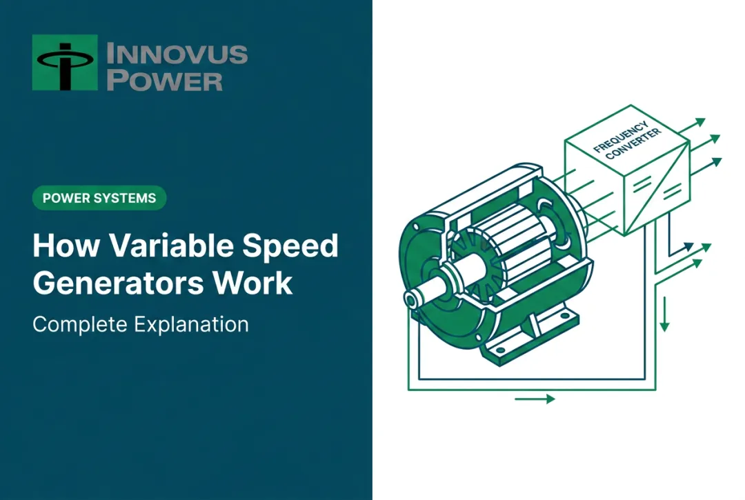 How Variable Speed Generators Work: Complete Explanation