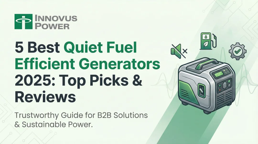 Cover image for 5 Best Quiet Fuel Efficient Generators 2025: Top Picks & Reviews