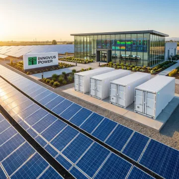 Industrial power plant facility with advanced microgrid control systems