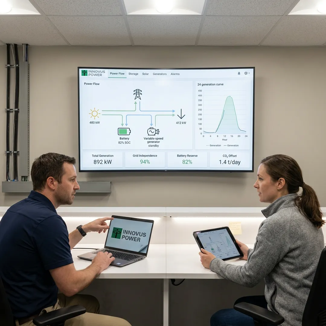 Smart Microgrid Control System for Renewable Energy Integration