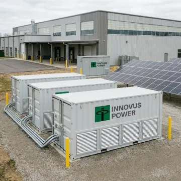 Industrial microgrid energy storage system for manufacturing facility