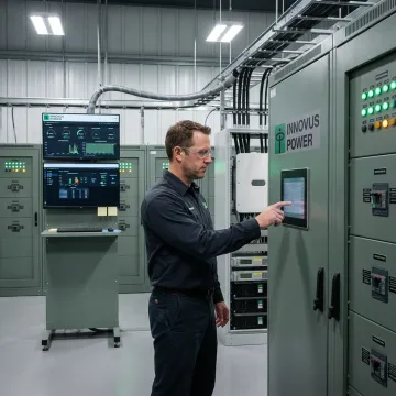 Engineer configuring microgrid storage controls