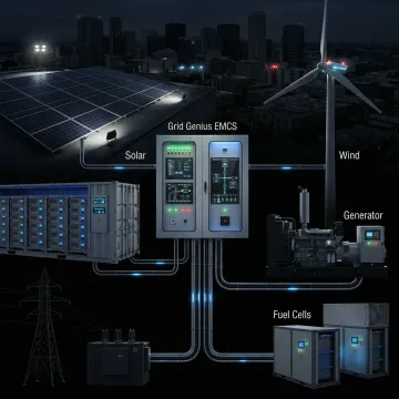 Emergency backup power system with renewable energy integration on Long Island
