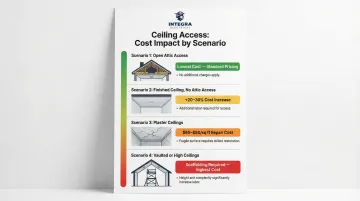 Four ceiling access types and their impact on recessed lighting installation cost