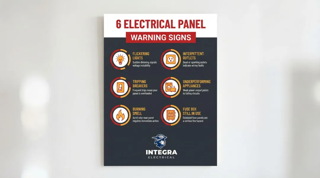 Six electrical panel warning signs homeowners should never ignore