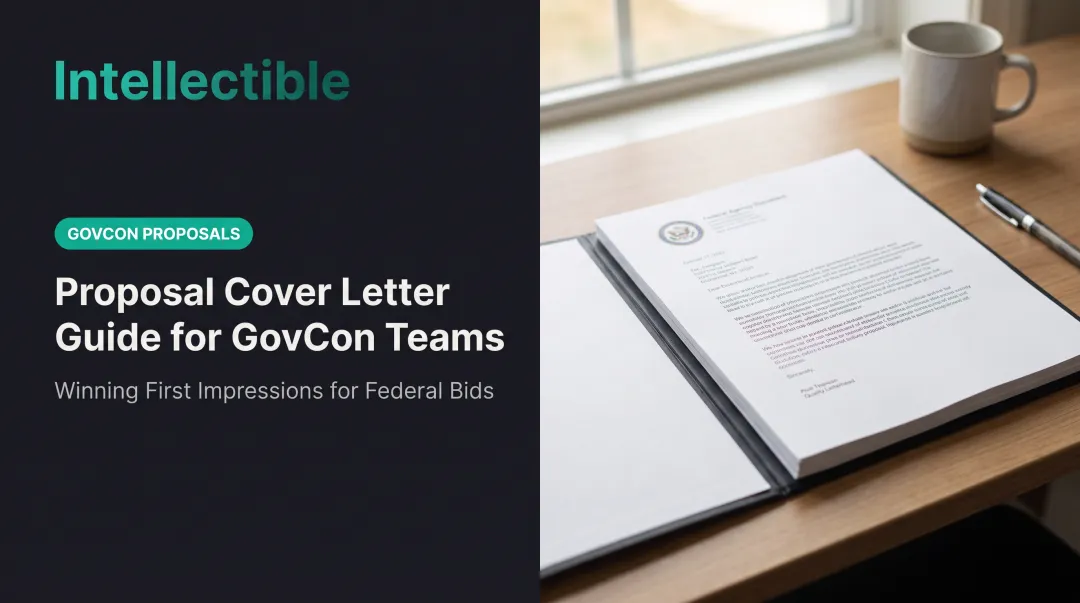 Proposal Cover Letter Guide for GovCon Teams