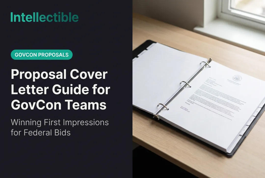 Proposal Cover Letter Guide for GovCon Teams