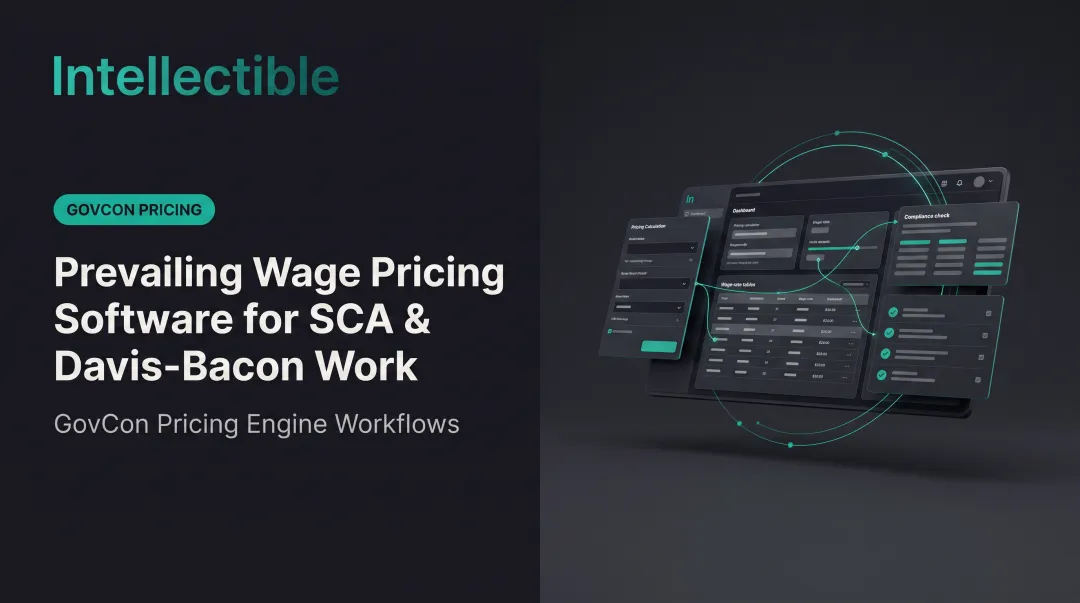 Prevailing Wage Pricing Software for SCA & Davis-Bacon Work