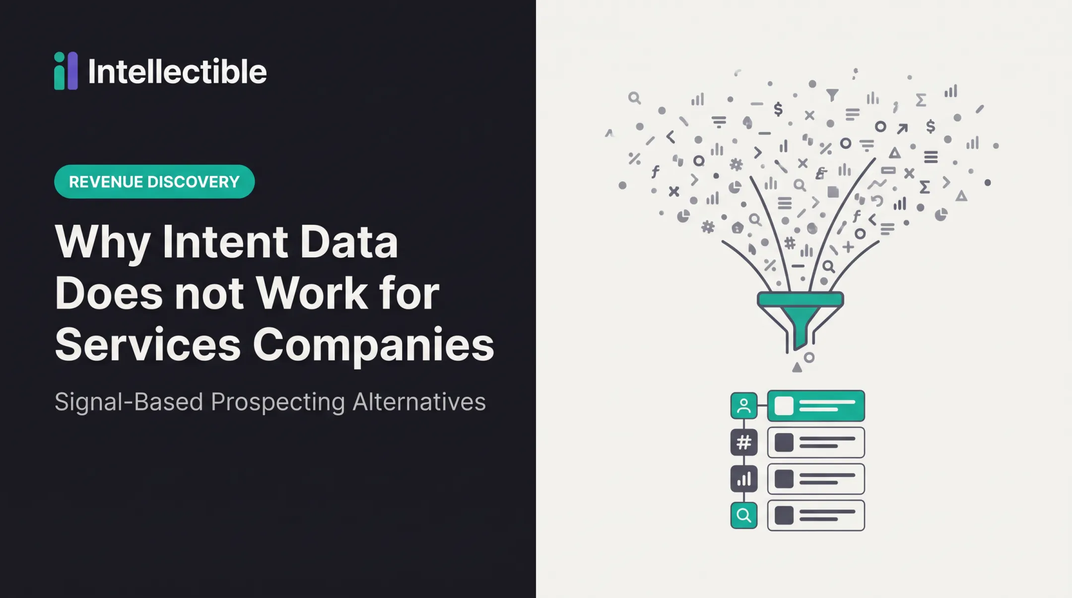 Why Intent Data Does not Work for Services Companies