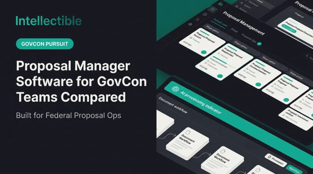 Proposal Manager Software for GovCon Teams Compared