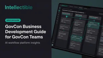 GovCon Business Development Guide for GovCon Teams