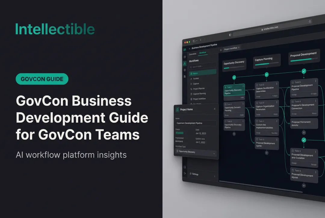 GovCon Business Development Guide for GovCon Teams