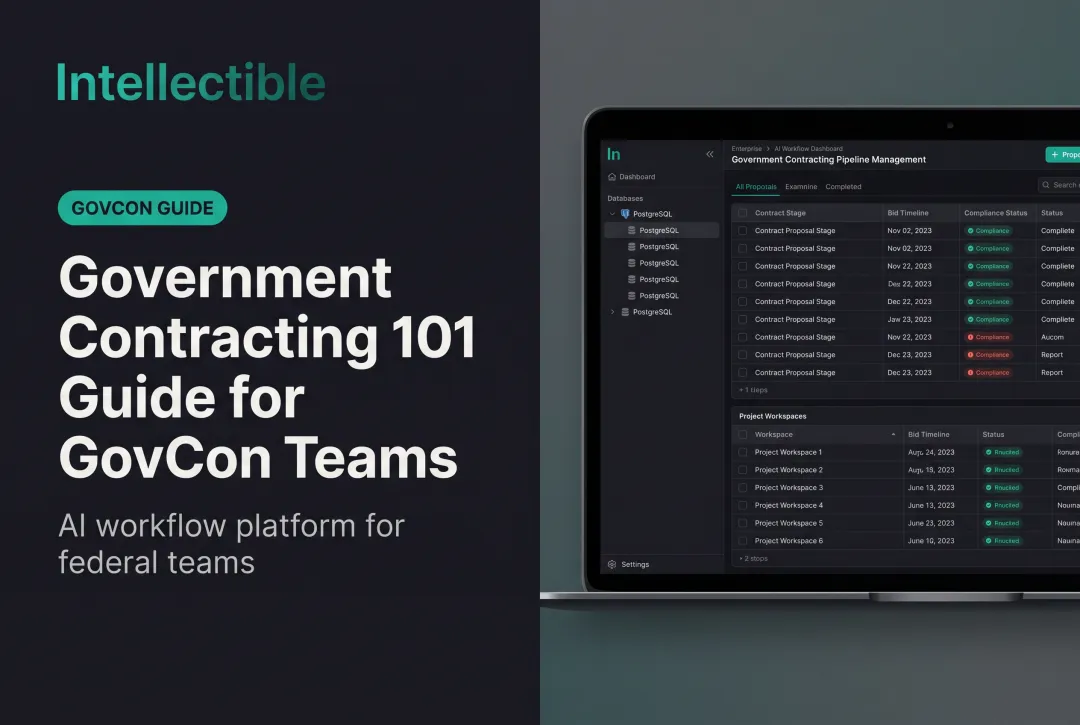Government Contracting 101 Guide for GovCon Teams